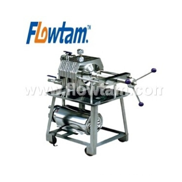 China suppliers ss304 stainless steel plate frame type filter press